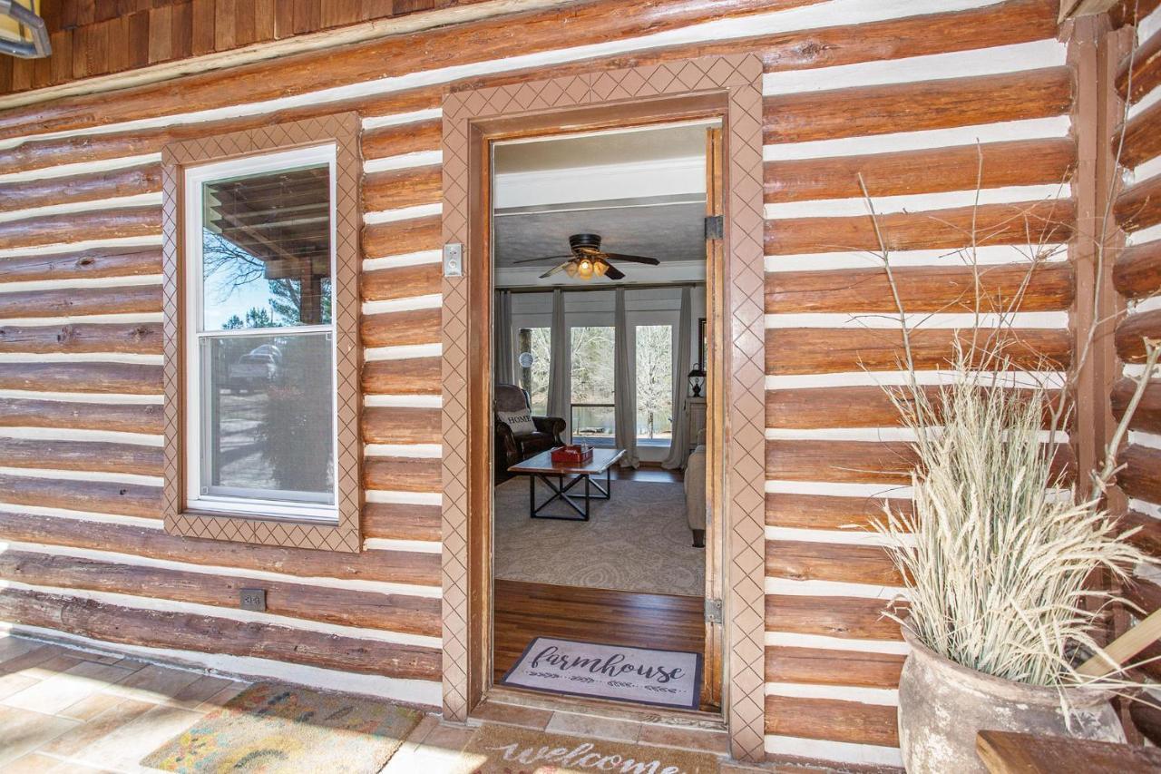 Refuge Ranch Retreat Log Cabin Lake 53+ Acres Locust Grove Extérieur photo